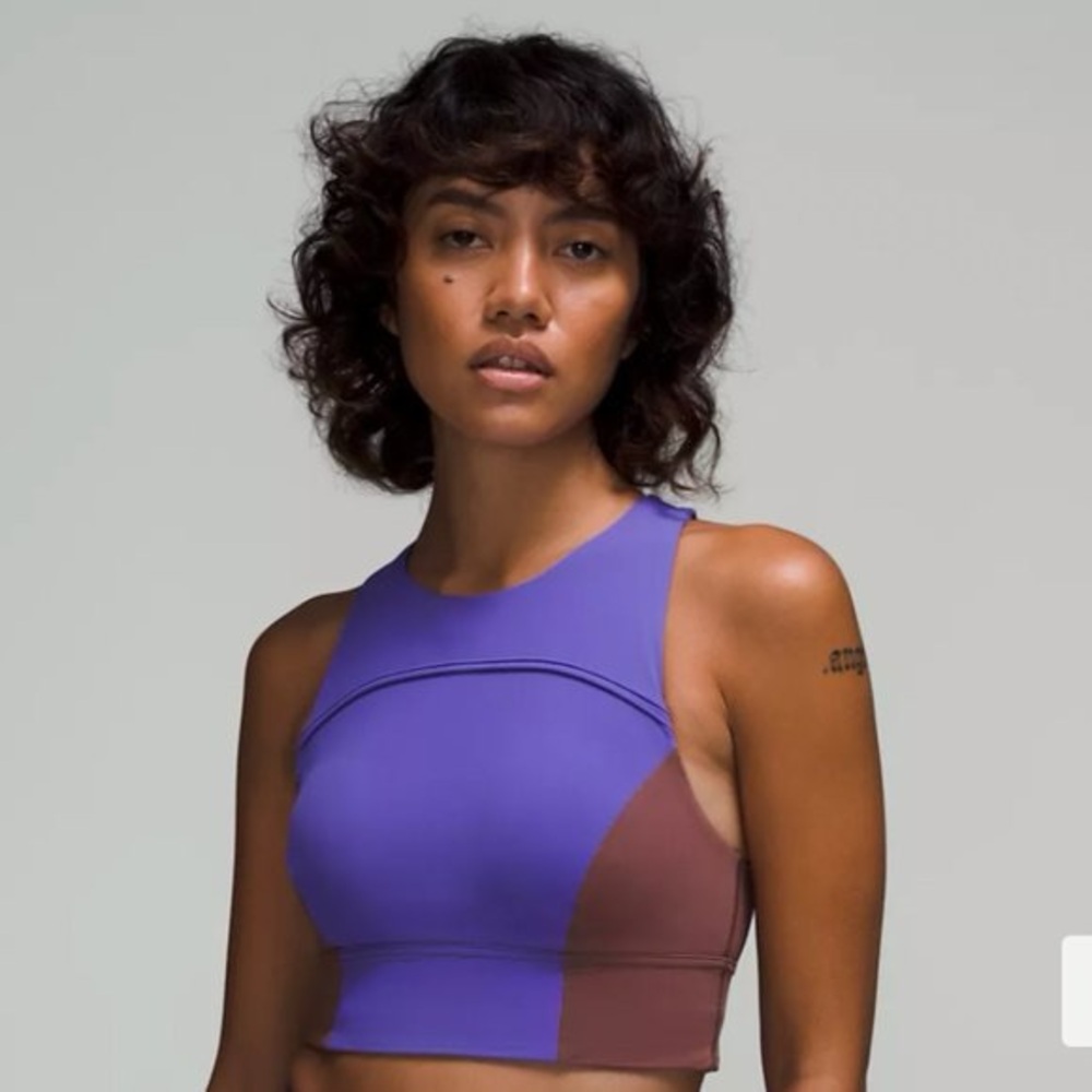 Lululemon Hike to Swim Bra in Charged Indigo/Dark Oxide/Charged Indigo Size 2